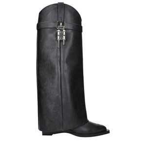 Givenchy Black Leather Women's Boots